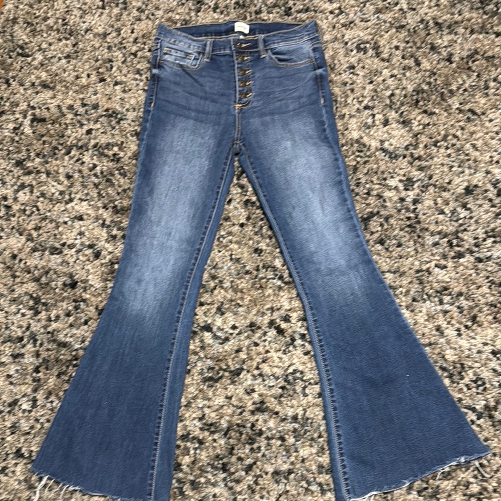 Women's Flare Jeans - Blue